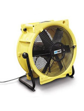 Bouwdroger - TTV 4500 – Ventilator in combinatie met luchttransportslang van 7,6 m